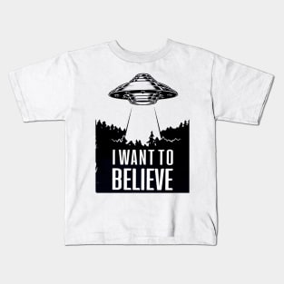 I Want to Believe Kids T-Shirt